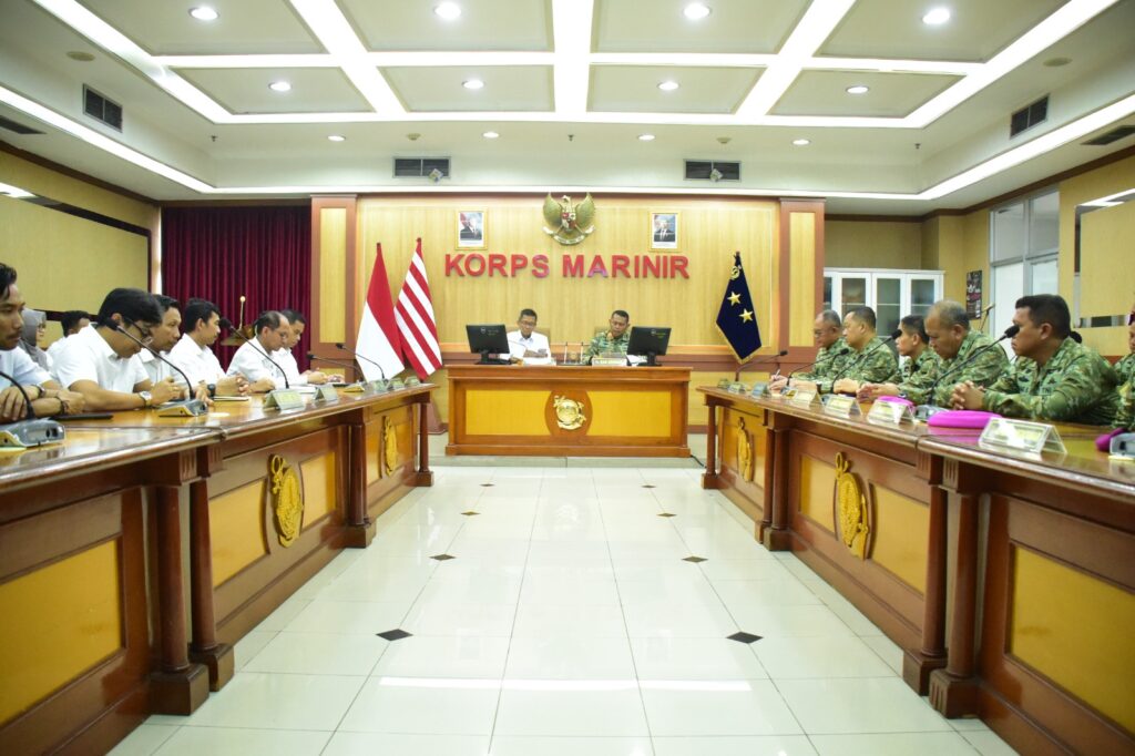Kas Kormar Terima Tim BPK RI, Pastikan Transparansi dan Akuntabilitas Korps Marinir