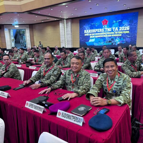 Perkuat Kualitas SDM, Aspers Pangkormar Ikuti Rakorpers TNI Tahun Anggaran 2026