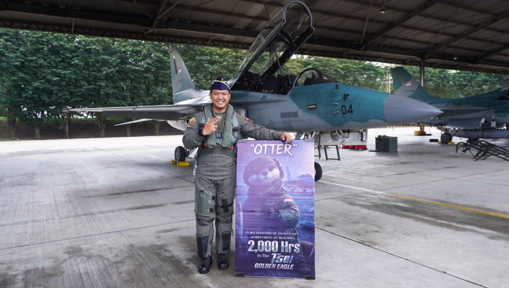Mayor Pnb Yerick Ardyan Finandhita Raih 2.000 Jam Terbang Pesawat Tempur T-50i Golden Eagle