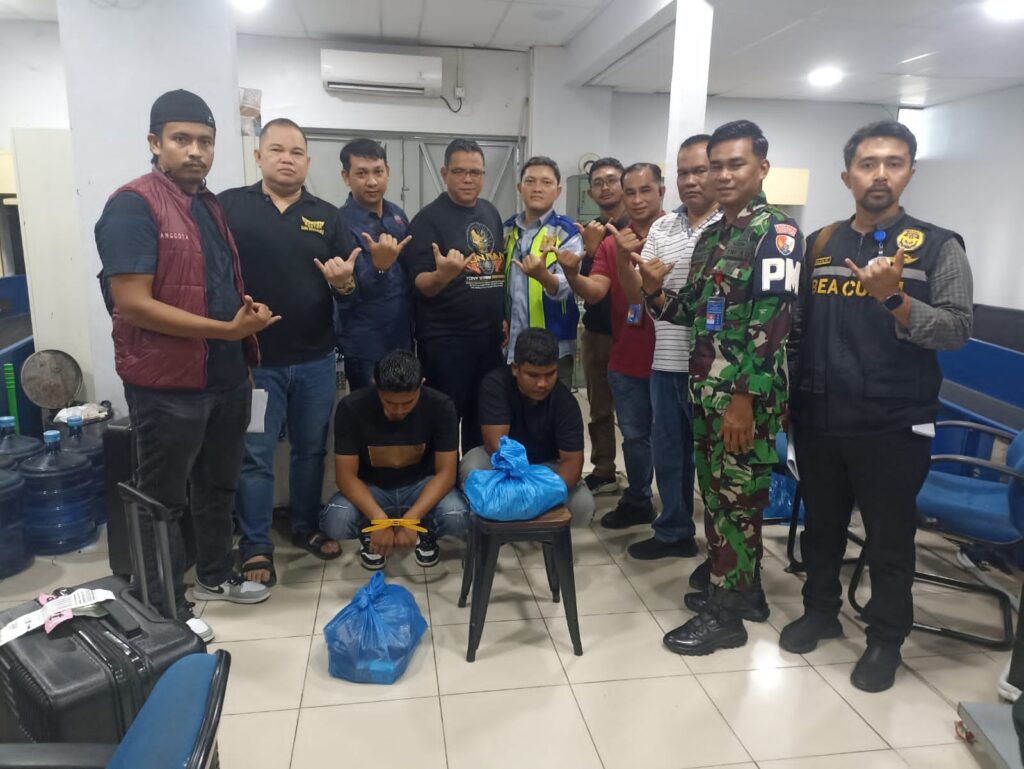 Sinergi Lanud Sutan Sjahrir dan Avsec Gagalkan Penyelundupan 6,8 Kg Sabu di Bandara Minangkabau