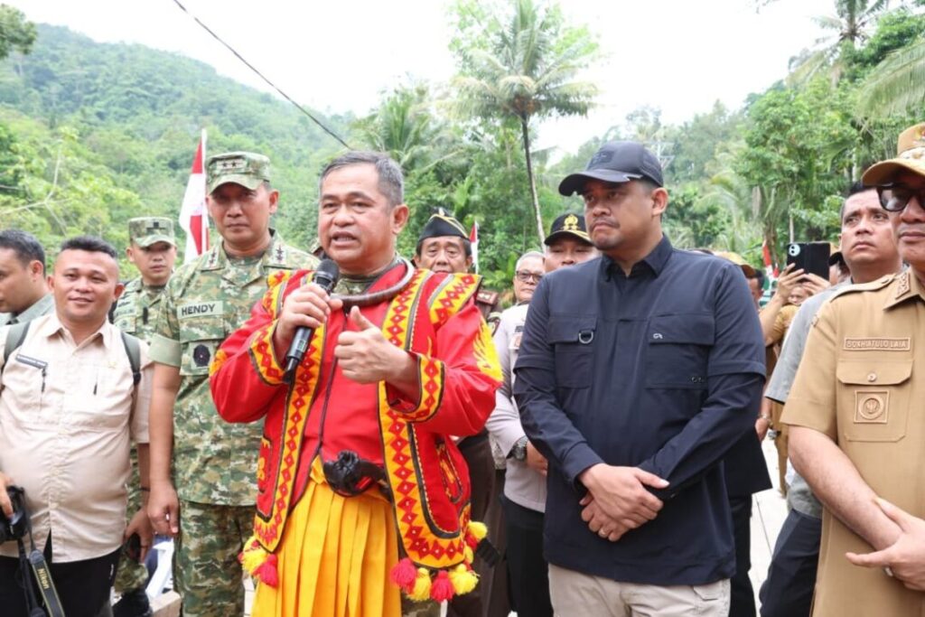Pulihkan Konektivitas Nias, KASAD Resmikan Jembatan Bailey guna Percepat Mobilitas Masyarakat