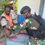 Wujud Bakti di Perbatasan, Satgas Korpasgat Gelar Layanan Kesehatan Gratis bagi Warga Boven Digoel