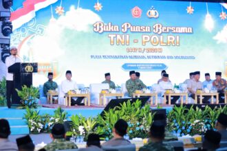 Perkokoh Sinergisitas, Wakasau Hadiri Buka Puasa Bersama TNI-Polri guna Perkuat Ketahanan Nasional