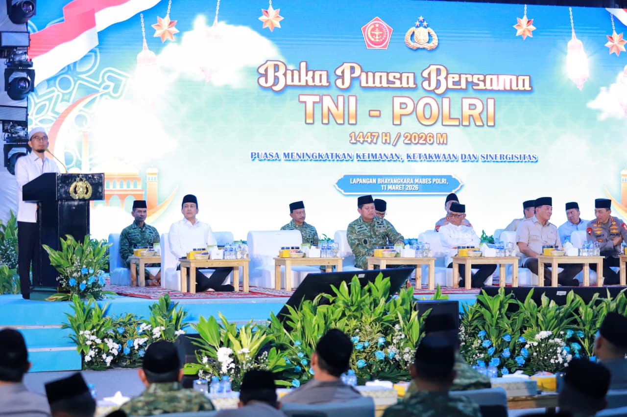 Perkokoh Sinergisitas, Wakasau Hadiri Buka Puasa Bersama TNI-Polri guna Perkuat Ketahanan Nasional