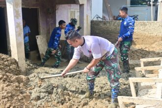Lanud SUT Akselerasi Pembersihan Pascabanjir di Padang