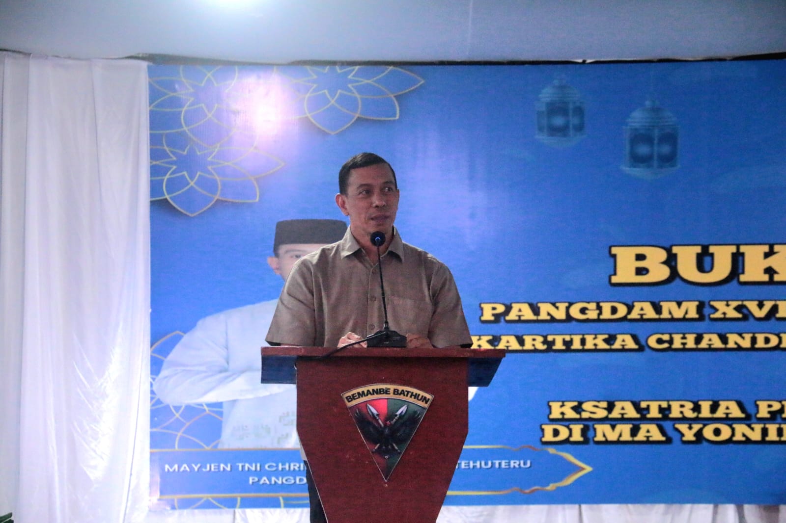 Perkuat Soliditas, Pangdam Kasuari Gelar Buka Puasa Bersama Prajurit Yonif TP 863/BB