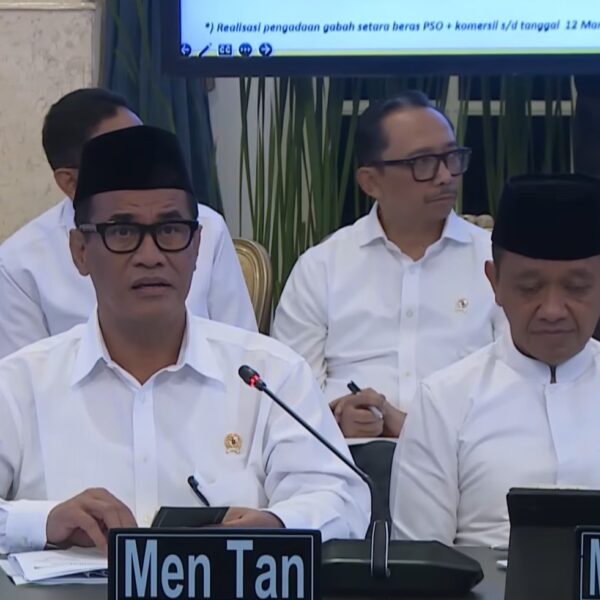 Mentan Laporkan Stok Beras Nasional Capai 4 Juta Ton