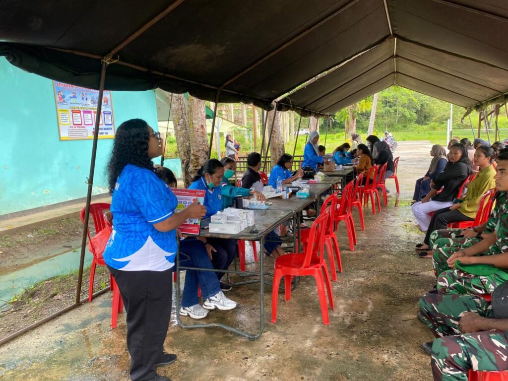 Persit Yonif 763/SBA Gelar Posyandu ILP Dukung Kesehatan Keluarga