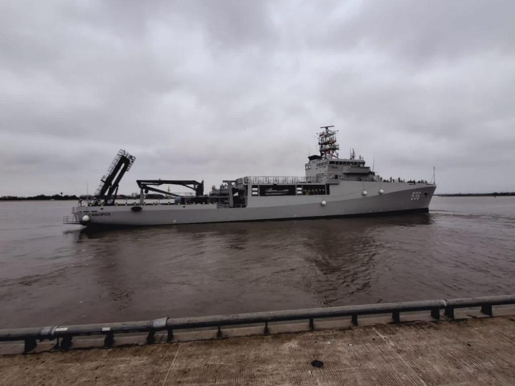 KRI Canopus-936 Mulai Pelayaran Perdana Perkuat Survei Hidro-Oseanografi TNI AL KRI Canopus-936 Mulai Pelayaran Perdana Perkuat Survei Hidro-Oseanografi TNI AL