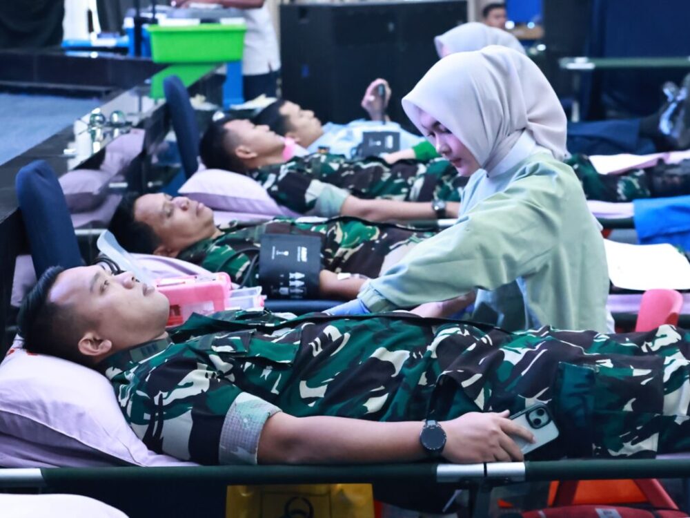 Mabesau Gelar Donor Darah Jelang HUT ke-80 TNI AU, Targetkan Kepedulian Sosial