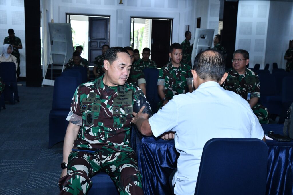 Mabesau Gelar Donor Darah Jelang HUT ke-80 TNI AU, Targetkan Kepedulian Sosial