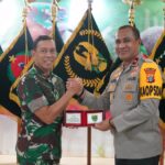 Pangdam Kasuari Sambut Kapolda Papua Barat, Perkuat Sinergitas TNI–Polri