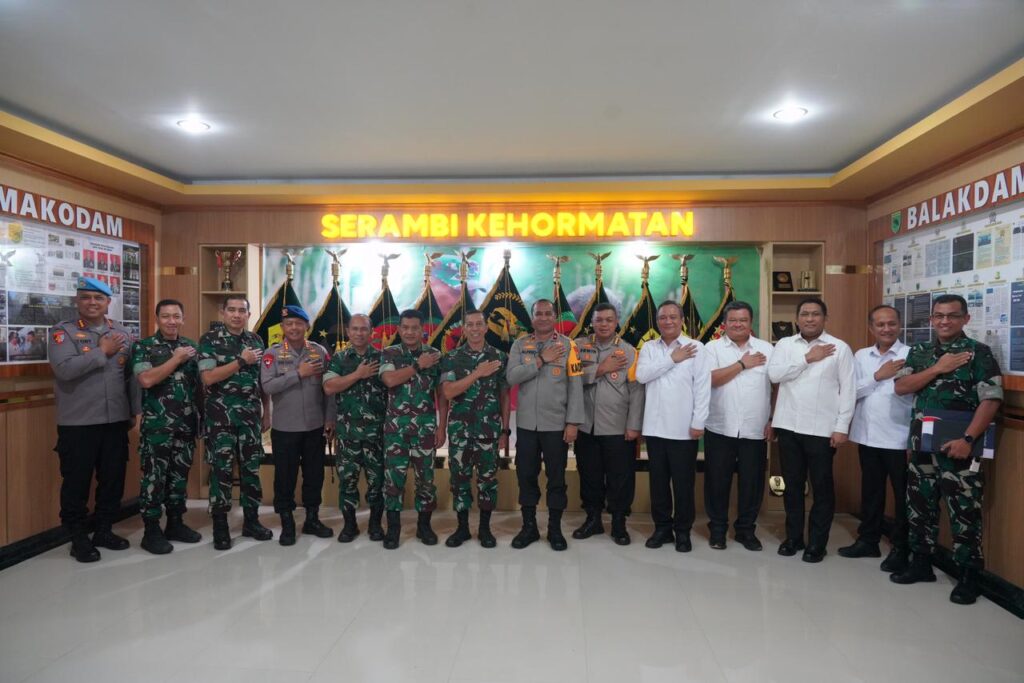 Pangdam Kasuari Sambut Kapolda Papua Barat, Perkuat Sinergitas TNI–Polri