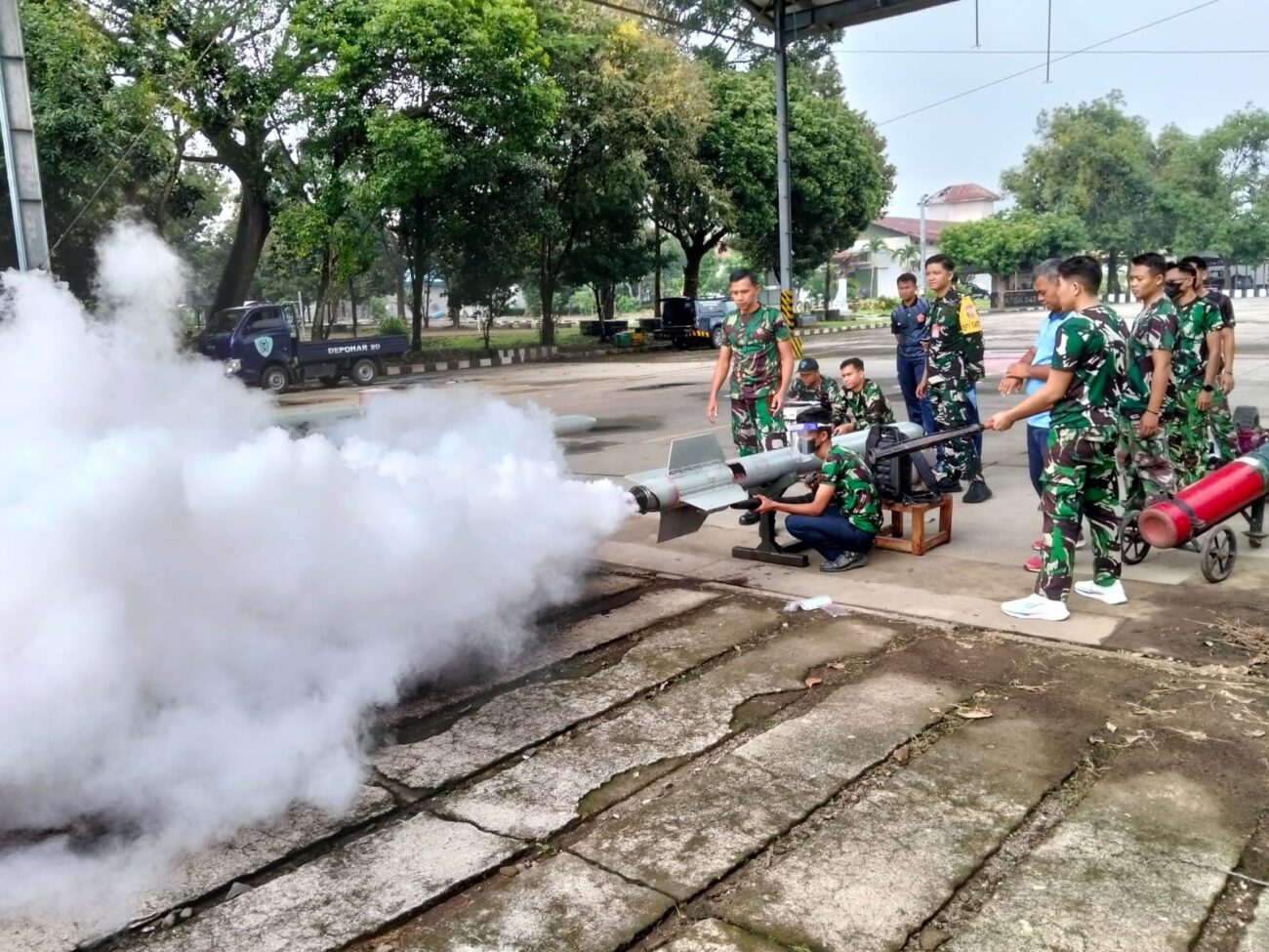 Dukung Kesiapan Alutsista, Sathar 83 Pastikan Sistem Smokewinder F-16 dan T-50i Siap Operasional