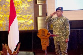 Irjen TNI Pimpin Laporan Korps Kenaikan Pangkat 54 Perwira Tinggi di Mabes TNI