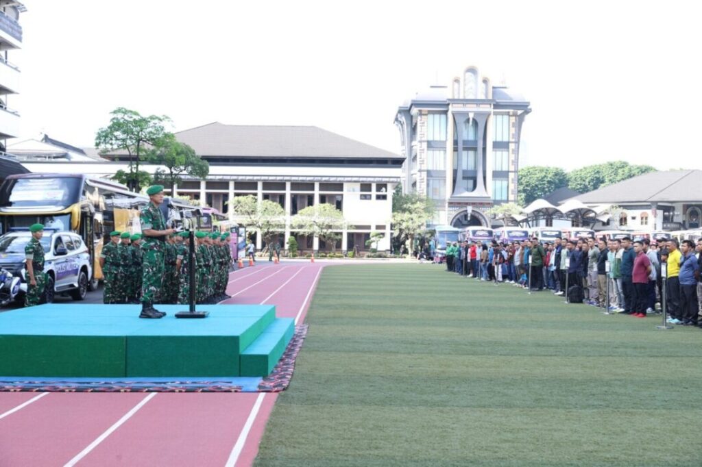 Pertahankan Tradisi Lebaran, Mabesad Berangkatkan 1.535 Peserta Mudik Bersama