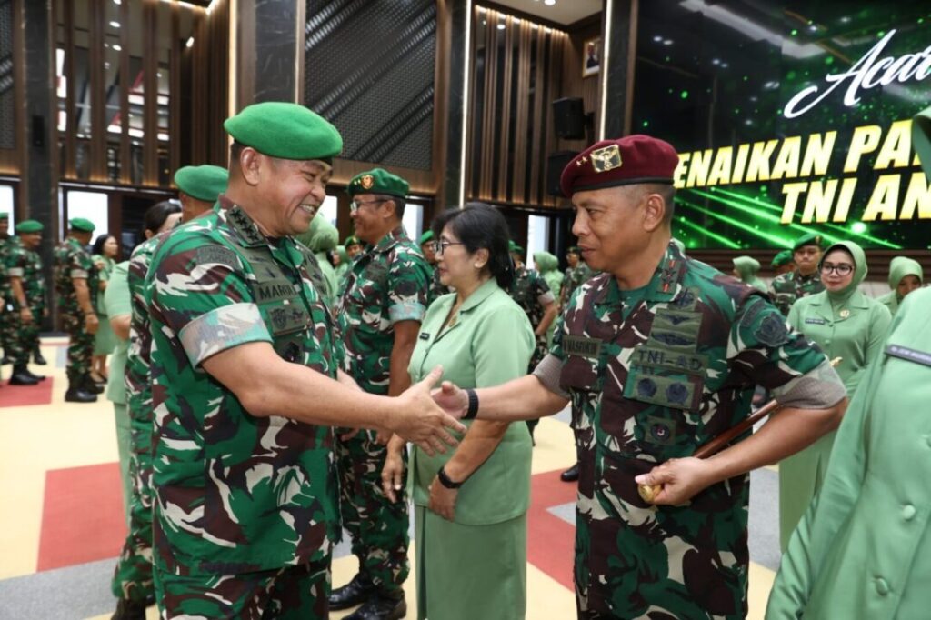 Kenaikan Pangkat 28 Pati, KASAD Tekankan Amanah dan Profesionalisme