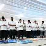Presiden Prabowo Salat Idulfitri dan Halalbihalal dengan Jemaah Masjid Darussalam Aceh Tamiang