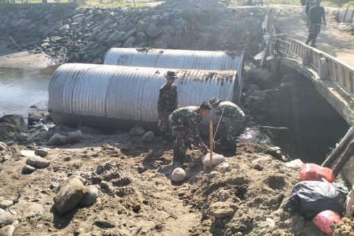 Kodam IM Percepat Pembangunan Jembatan Armco di Aceh untuk Dukung Konektivitas Wilayah