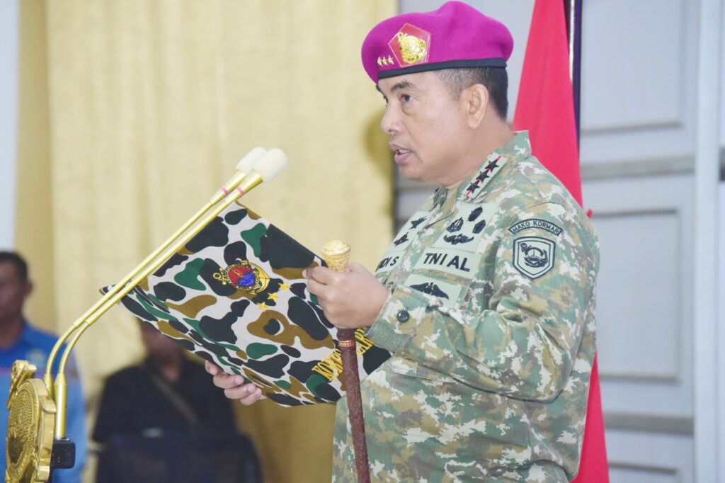 Pangkormar Pimpin Sertijab Sejumlah Jabatan Strategis di Korps Marinir