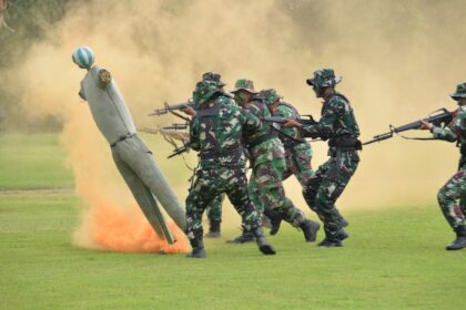 Lanud Muljono Uji Kesiapan Prajurit melalui Latihan Kesiapsiagaan I