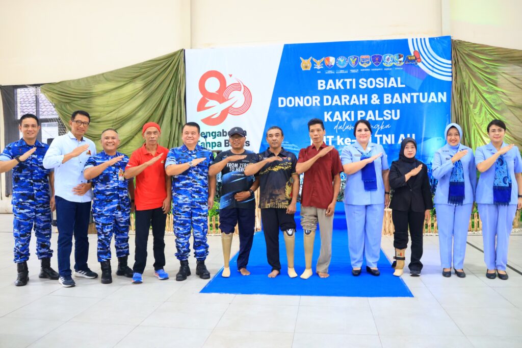 Jelang HUT ke-80, TNI AU Yogyakarta Gelar Bakti Sosial Kemanusiaan