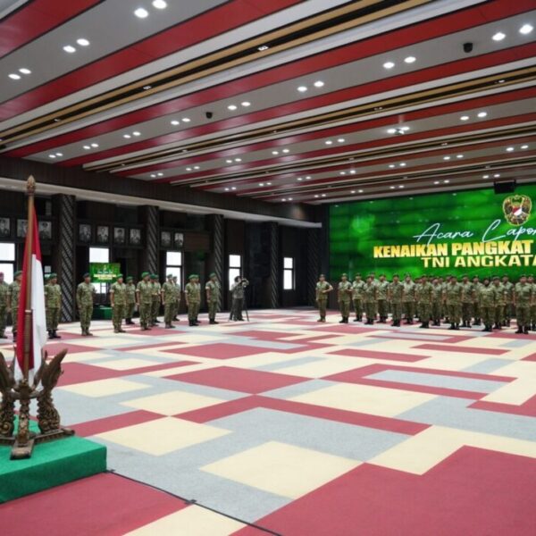 47 Pati TNI AD Naik Pangkat, KASAD Tekankan Kepemimpinan dan Adaptasi