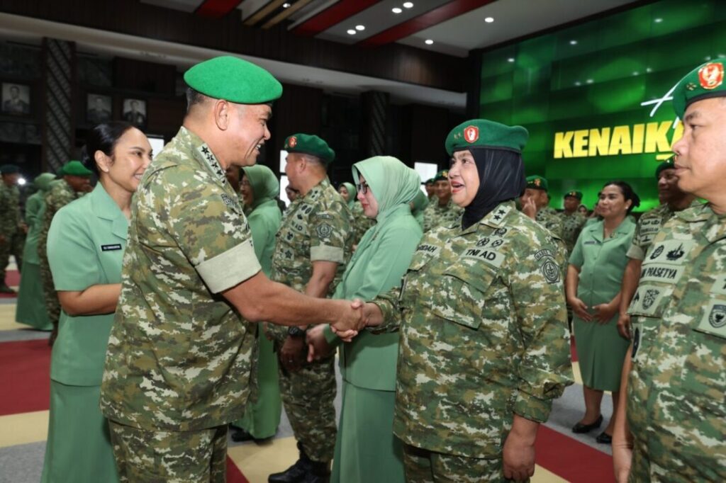 47 Pati TNI AD Naik Pangkat, KASAD Tekankan Kepemimpinan dan Adaptasi