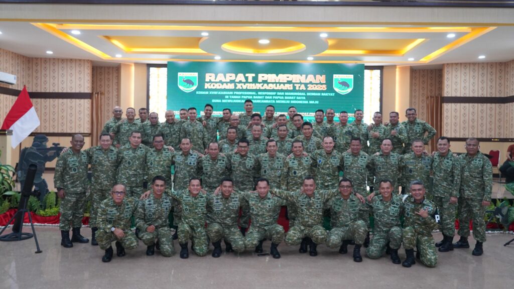 Pangdam XVIII/Kasuari: "Kerja Cepat, Cerdas, dan Waspada Kunci Jawab Tantangan Zaman"