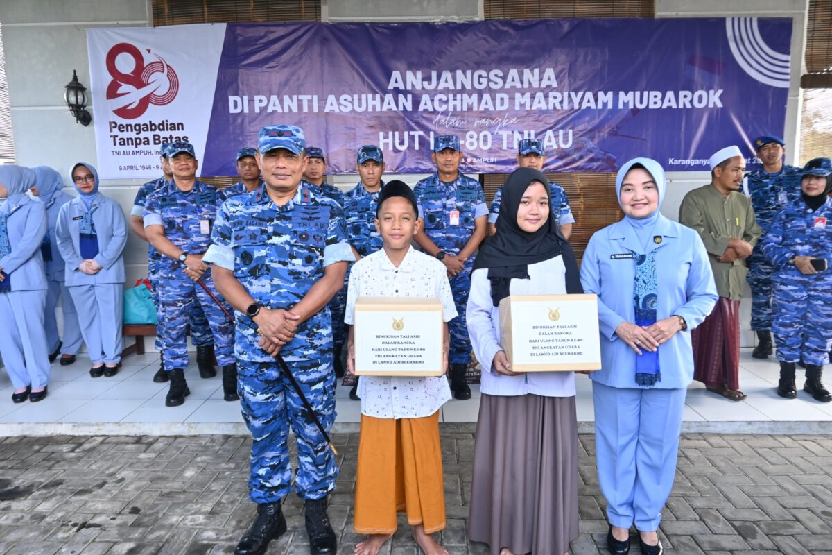 Lanud Adi Soemarmo Gelar Anjangsana Sosial Sambut HUT ke-80 TNI AU