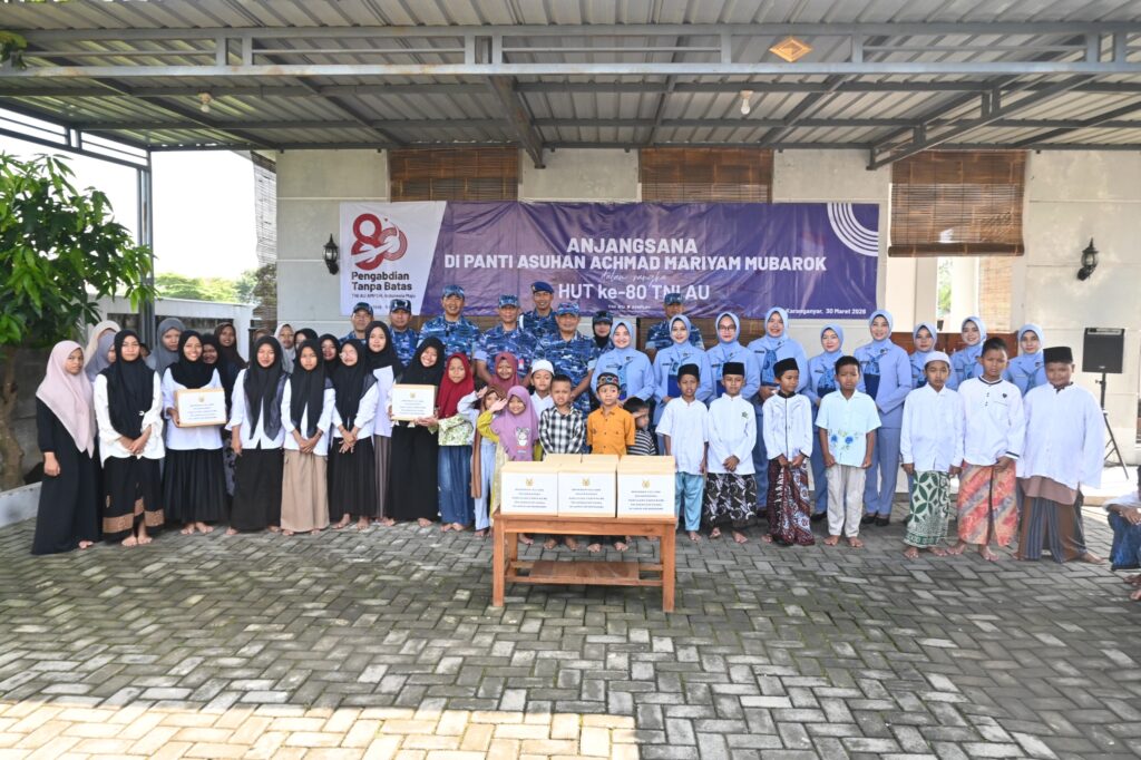 Lanud Adi Soemarmo Gelar Anjangsana Sosial Sambut HUT ke-80 TNI AU