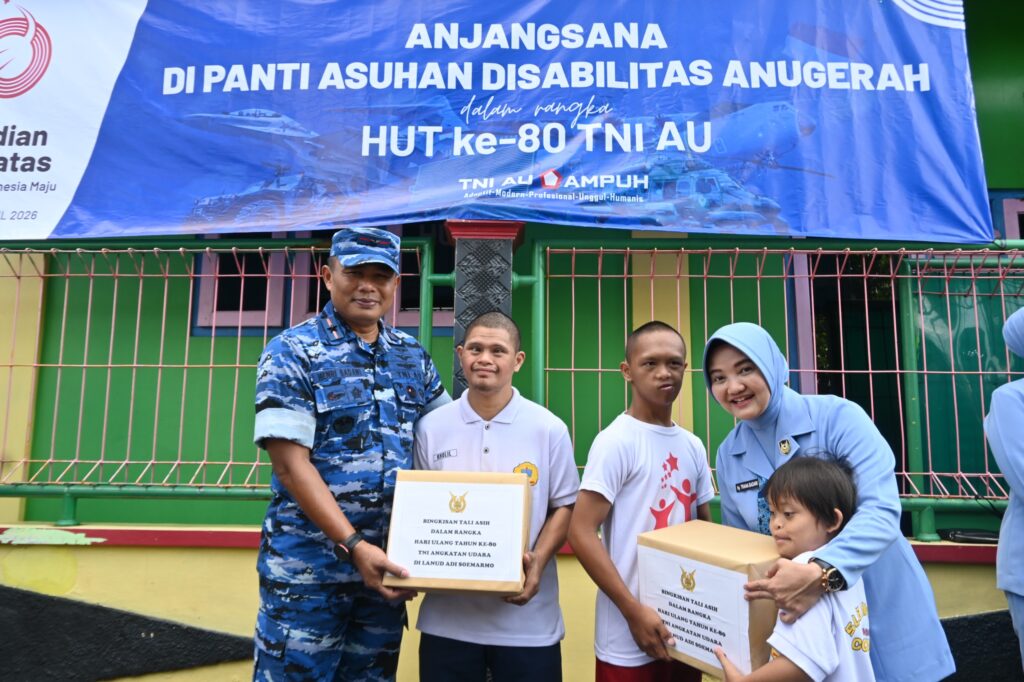 Lanud Adi Soemarmo Gelar Anjangsana Sosial Sambut HUT ke-80 TNI AU