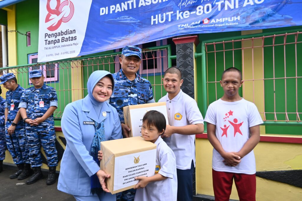 Lanud Adi Soemarmo Gelar Anjangsana Sosial Sambut HUT ke-80 TNI AU