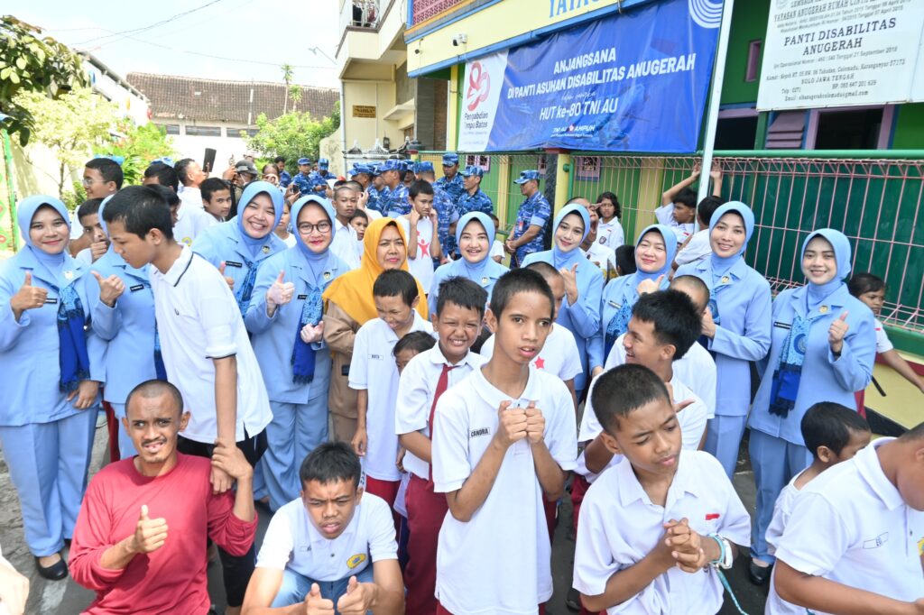 Lanud Adi Soemarmo Gelar Anjangsana Sosial Sambut HUT ke-80 TNI AU