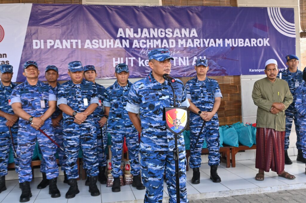 Lanud Adi Soemarmo Gelar Anjangsana Sosial Sambut HUT ke-80 TNI AU