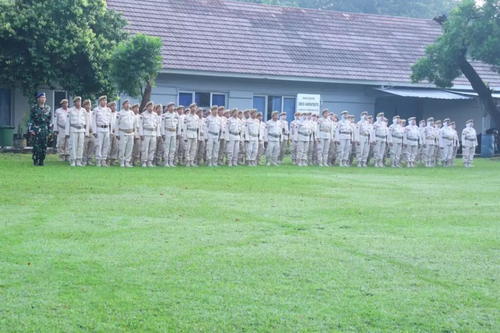 Bangun Semangat Pengabdian, Personel Lanud Halim Perdanakusuma Ikuti Upacara Bendera