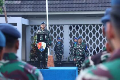 Bangun Semangat Pengabdian, Personel Lanud Halim Perdanakusuma Ikuti Upacara Bendera