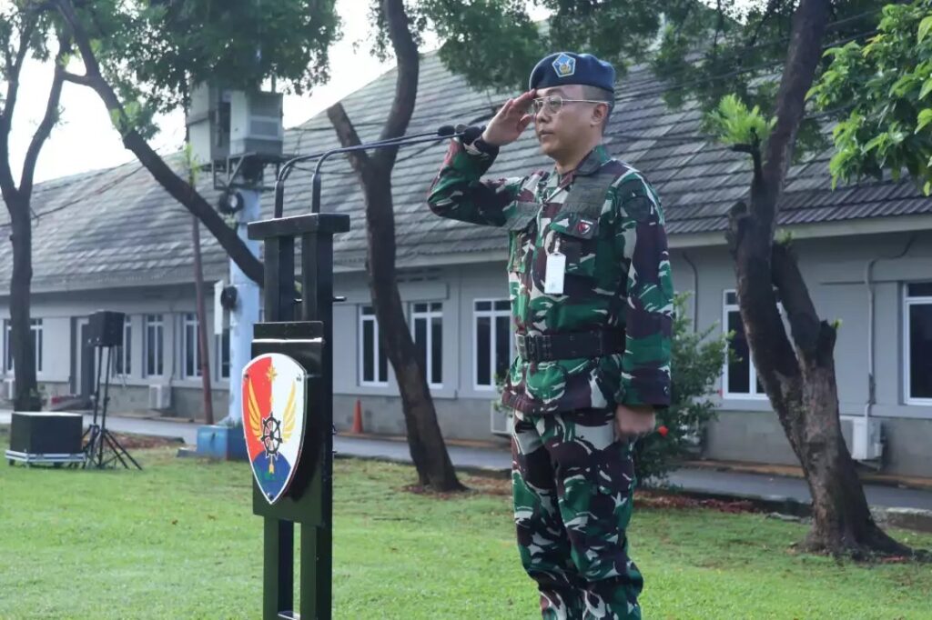 Bangun Semangat Pengabdian, Personel Lanud Halim Perdanakusuma Ikuti Upacara Bendera