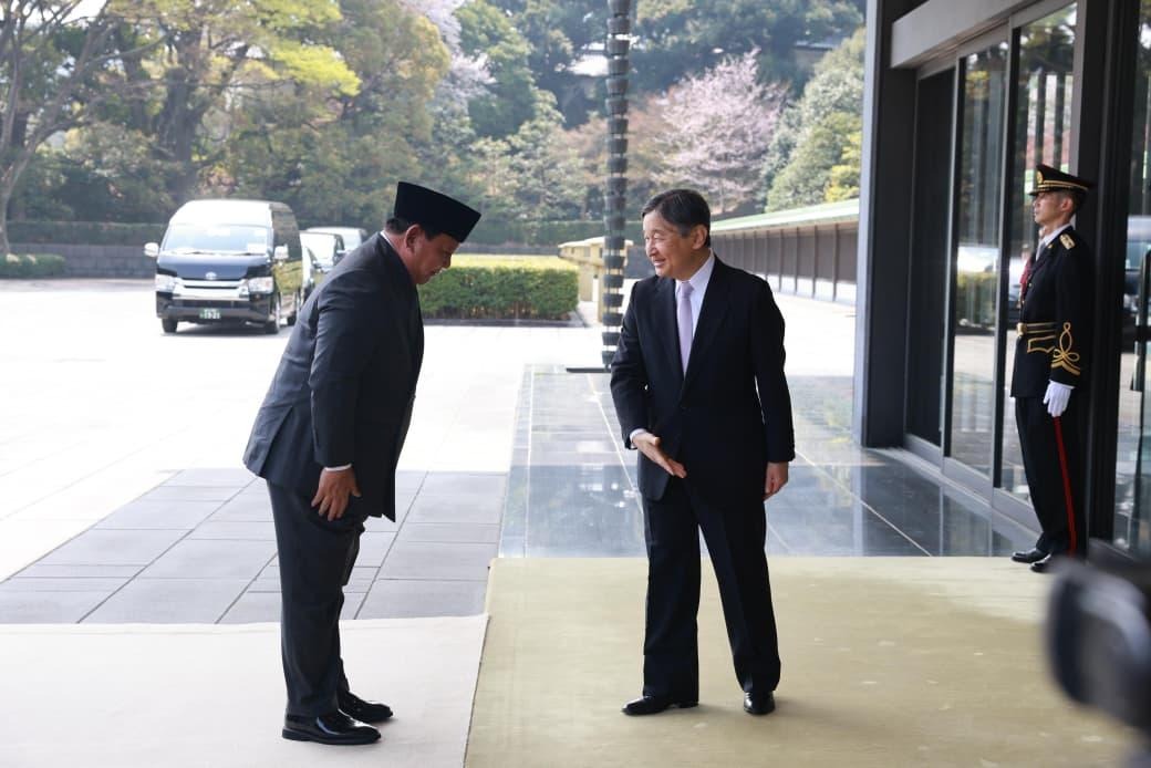 Hangat di Istana Kekaisaran, Presiden Prabowo dan Kaisar Naruhito Pererat Persahabatan Indonesia–Jepang