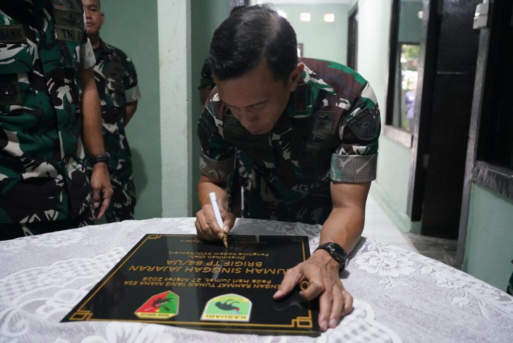 Peresmian Rumah Singgah Brigif TP 84/UA Tingkatkan Kesejahteraan Prajurit