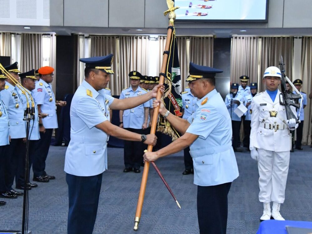 Jelang Purna Tugas, Marsda TNI Ir. Suryanto Serahkan Jabatan Dankoharmatau kepada KASAU