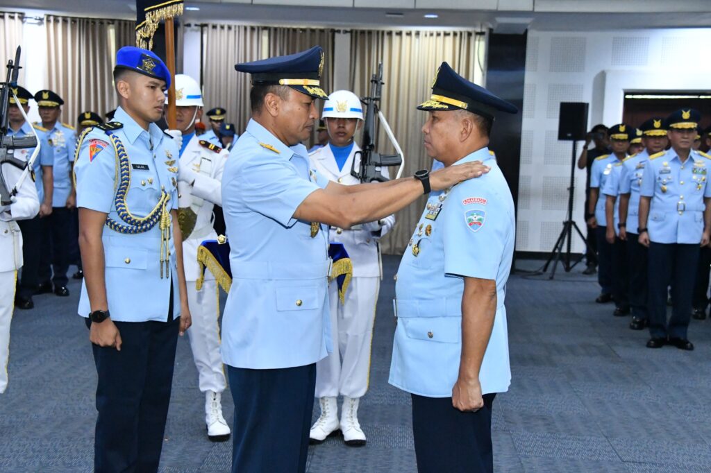 Jelang Purna Tugas, Marsda TNI Ir. Suryanto Serahkan Jabatan Dankoharmatau kepada KASAU
