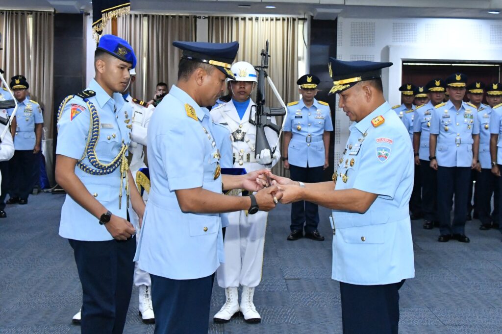 Jelang Purna Tugas, Marsda TNI Ir. Suryanto Serahkan Jabatan Dankoharmatau kepada KASAU