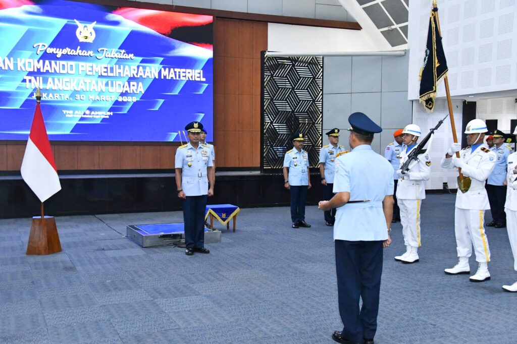 Jelang Purna Tugas, Marsda TNI Ir. Suryanto Serahkan Jabatan Dankoharmatau kepada KASAU