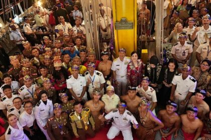 Wakasal Pimpin Deck Reception KRI Bima Suci di Jakarta Wakasal Pimpin Deck Reception KRI Bima Suci di Jakarta