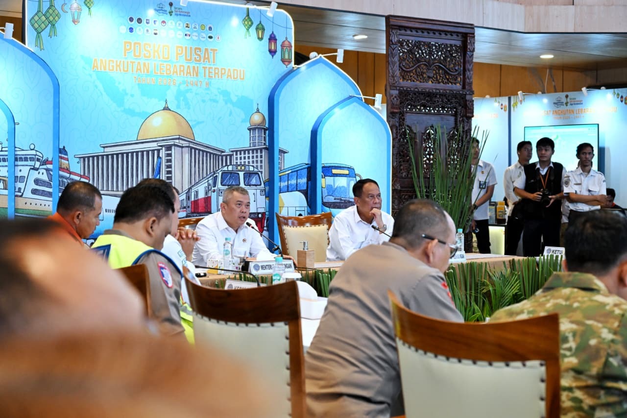 Menhub Dudy: 147,55 Juta Orang Lakukan Perjalanan Selama Angkutan Lebaran 2026 Menhub Dudy: 147,55 Juta Orang Lakukan Perjalanan Selama Angkutan Lebaran 2026