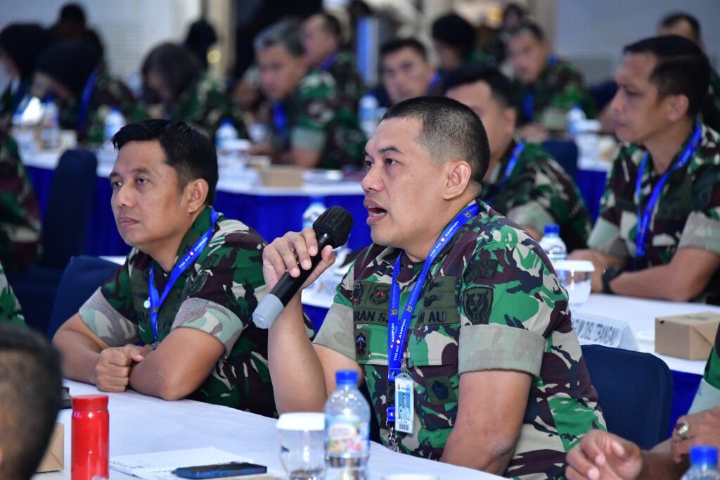 Setumau Gelar Rakornisminu TNI AU 2026, Kuatkan SDM dan Transformasi Administrasi Digital