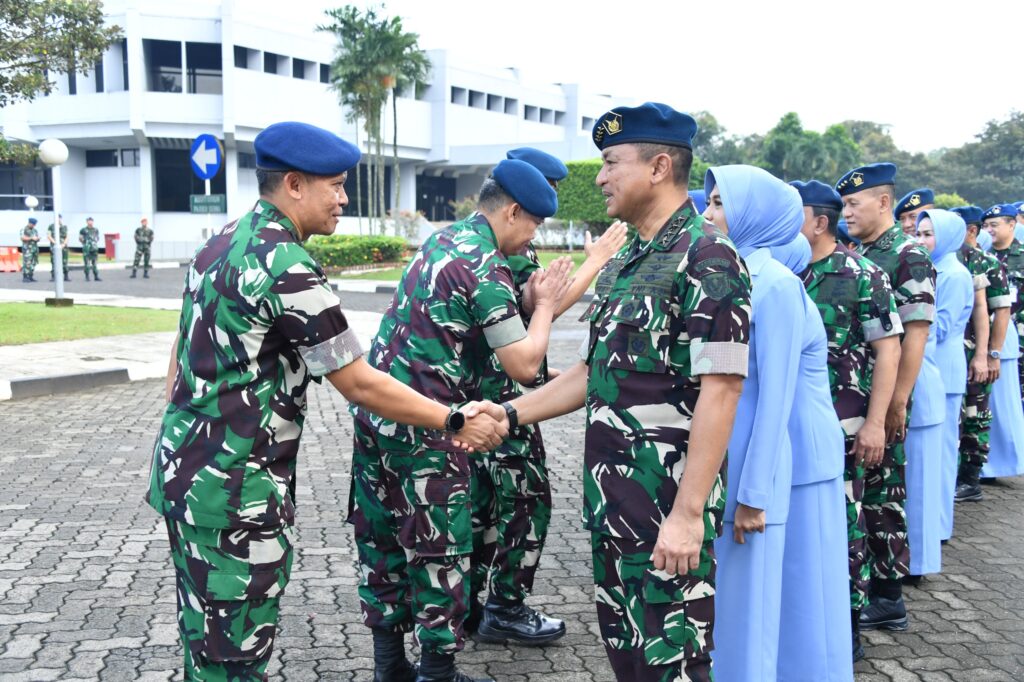 Momentum Halalbihalal Perkuat Kebersamaan, KASAU Pimpin Apel Luar Biasa di Mabesau