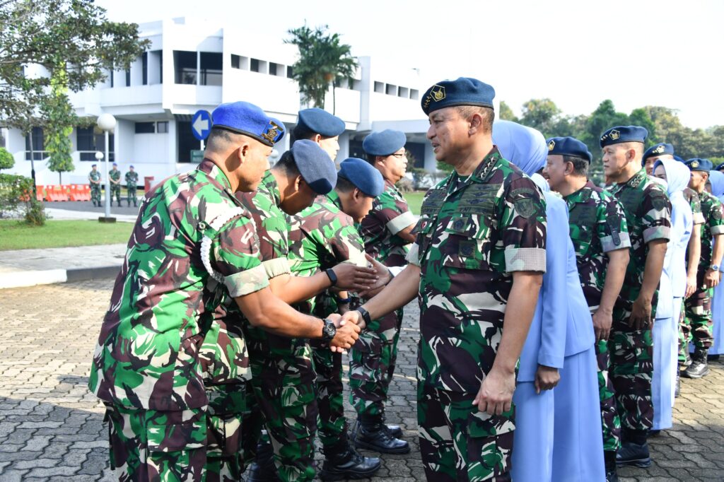 Momentum Halalbihalal Perkuat Kebersamaan, KASAU Pimpin Apel Luar Biasa di Mabesau