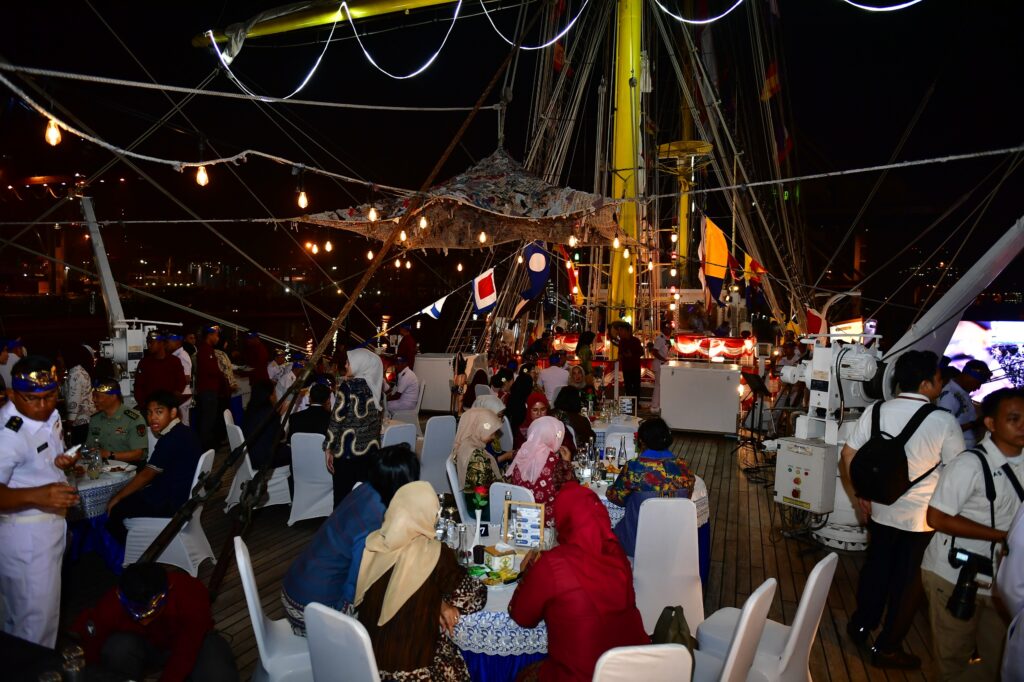 Kas Kormar Hadiri Deck Reception 2026 di KRI Bima Suci